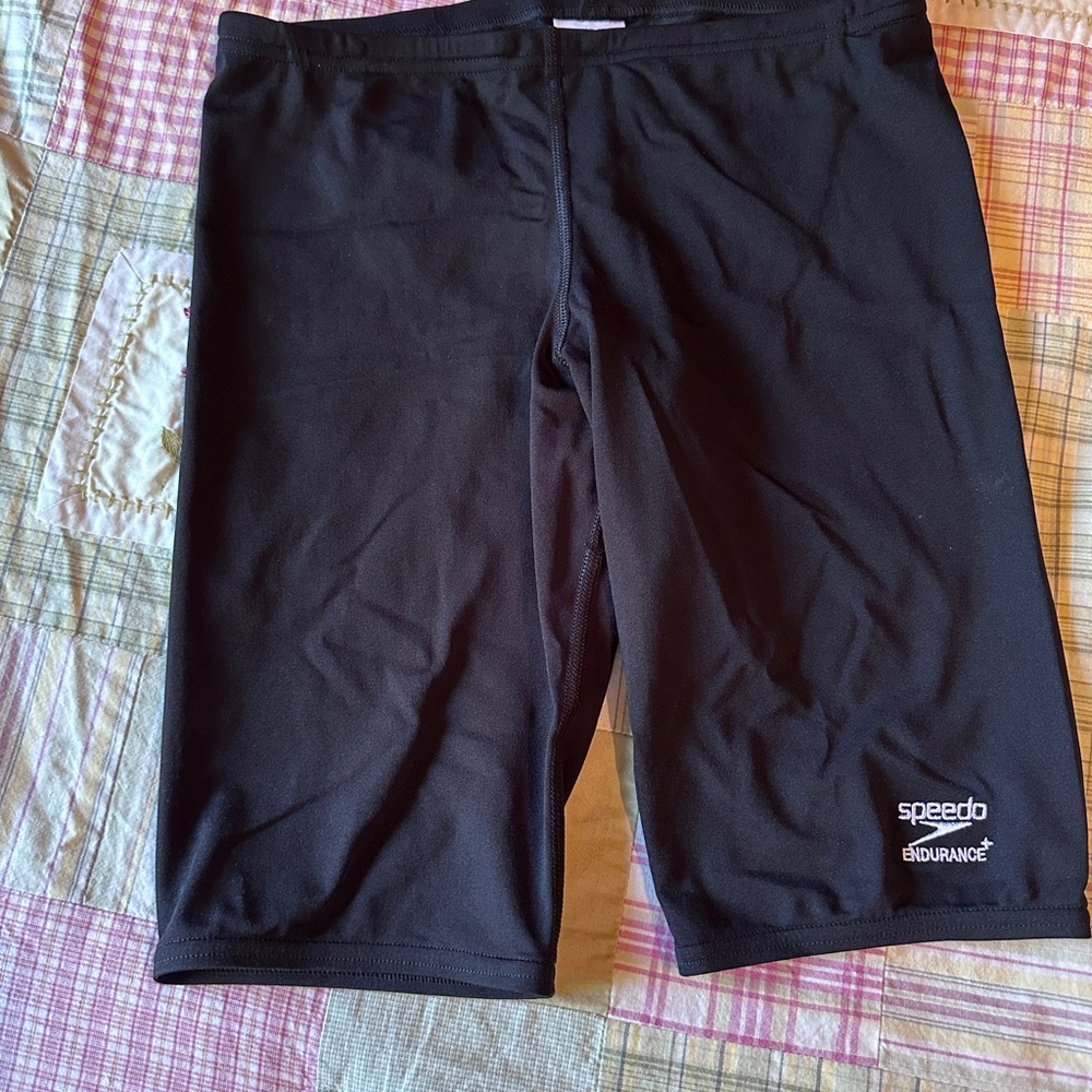 Speedo Black Athletic Men’s Shorts 25” waist for Performance NEW